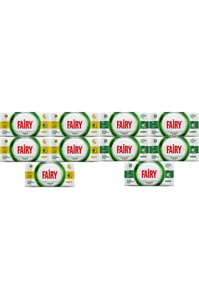 Fairy Yüzey Temizlik Havlusu 100 Yaprak Limon Yağlı & Aktif Oksijen (10 LU SE...