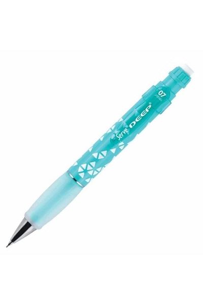 Serve Deep Tip Pen - Colorful Triangle Prints - Mint Green