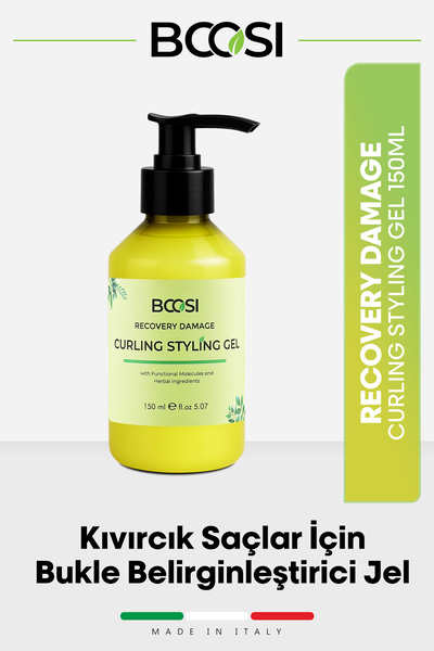 BCOSI Recovery Damage Kıvırcık ve Dalgalı Saçlar İçin Bukle Belirginleştirici...