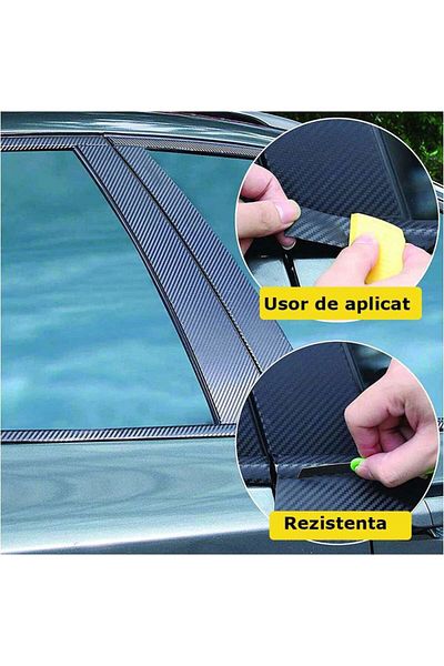 esimplu Banda Protectie Auto, ®, Din Carbon, Tuning Auto