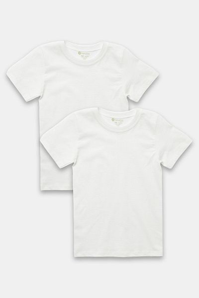 natuline Boy's / Girl's Organic Cotton Combed 2 Pack T-Shirt 2004