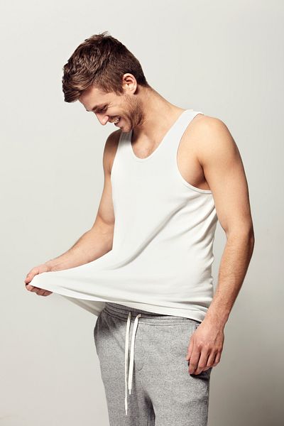 natuline - Men's Organic Cotton Combed Cotton Undershirt 4 Pack