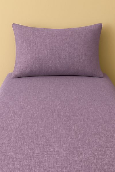 Home Single |   Fitted Sheet |   Cotton Ranforce Fabric 1 Piece Zippered Pillow Case (50X70 cm)
