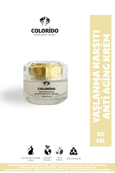 Colorido Kozmetik كولوريدو كريما أنتياداد إفيكاز - كريم مضاد للشيخوخة ومضاد ل...