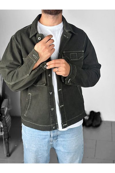 COCOPELLI Πράσινο τζιν μπουφάν υψηλής ποιότητας