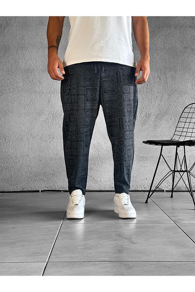 COCOPELLI Pantaloni baghetă tăiați cu laser cu model Lahit
