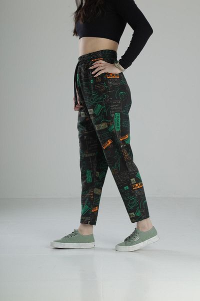 COCOPELLI Mailbox Patterned Baguette Trousers