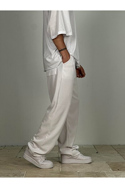 COCOPELLI Бавовняні штани з підвернутими краями, білі