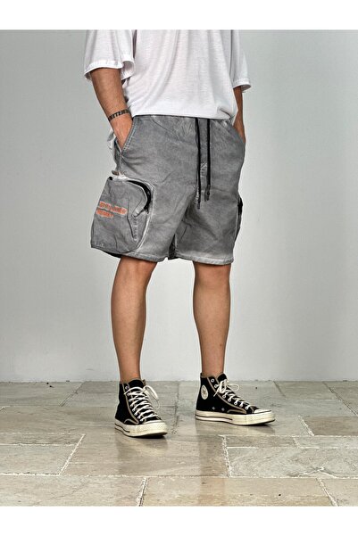 COCOPELLI Premium Quality Gray Gabardine Shorts