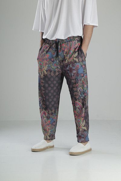 COCOPELLI Floral Patterned Baguette Trousers