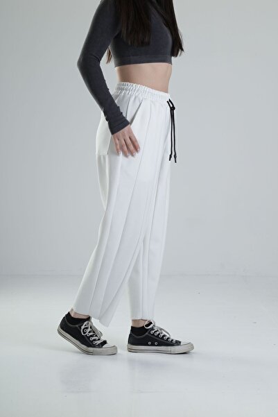 COCOPELLI Брюки з еластаном, екрю