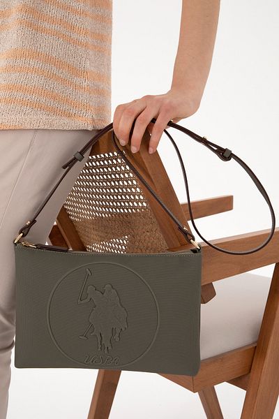 U.S. Polo Assn. Women's Khaki Crossbody Bag 50293678 -Vr183