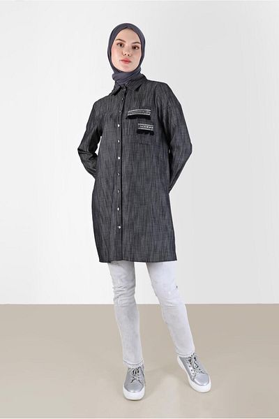 Alvina TASSEL DETAILED BUTTONED TUNIC 42446