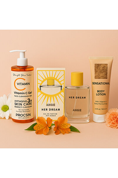Angie Her Dream 100ml Kadın Parfüm Seti