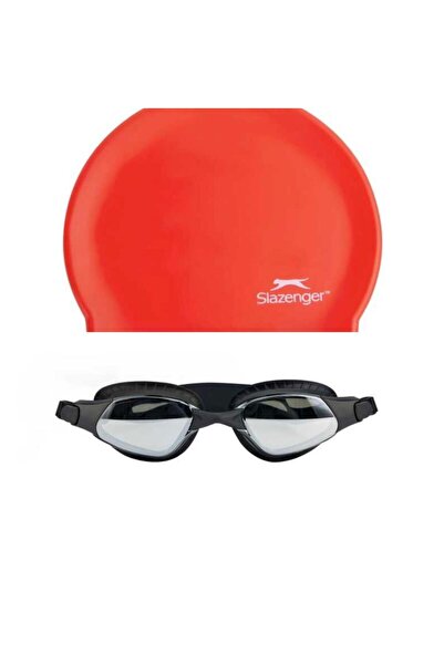 Slazenger نظارات السباحة للبالغين Reflex GT14 MsmkeBlckBlck Mir+BONE