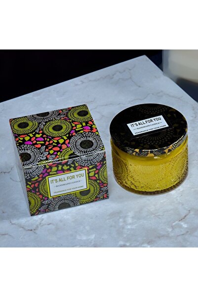 Flippy Scented Candle, Flippy, Jar Model, Yellow, Lavender Scent