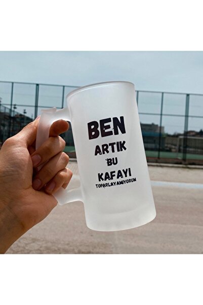 Vays Ben Artık Bu Kafayı Toparlayamıyorum Buzlu Cam Bira Bardağı