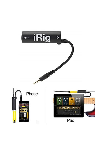 Leonpro irig IK multimedia amplitube irig iPhone, iPad, iPod , Mac uyumlu