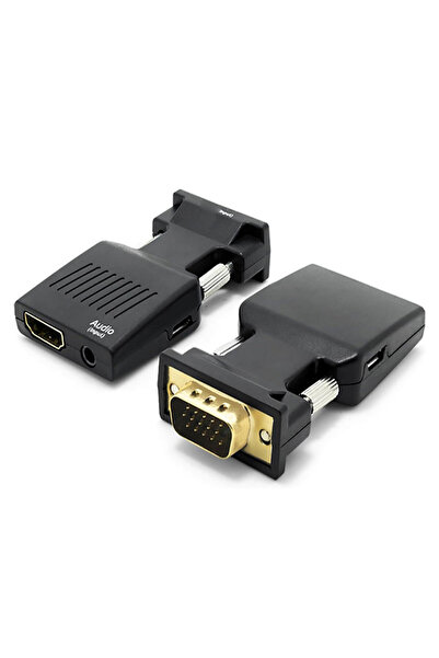 Leonpro vga to hdmı dönüştürücü VGA+audio to HDMI çevirici converter 1080P