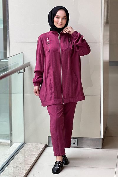 Nuss Belt Epaulette Cap Trousers Set