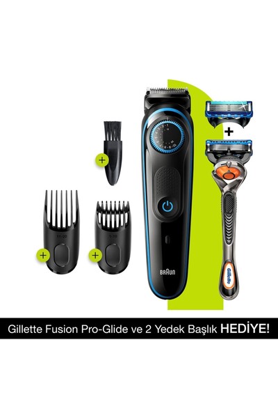 Braun Bt 5040 Saç&sakal Şekillendirici + Gillette