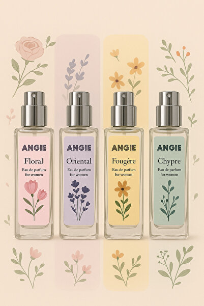 Angie Oriental - Floral - Chypre - Fougre 4×15 ml Parfüm Edp 826282929262