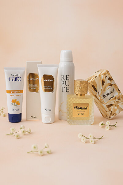 Angie Diamond 100ml Kadın EDP Parfüm 4lü Set