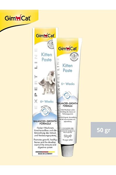 Gimcat Kitten Paste Calsium - Yavru Kediler İçin Vitamin Macunu 50 Gr