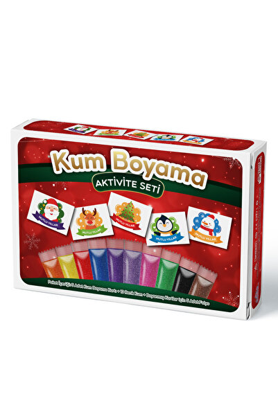Kumbo Kum Boyama New Year Special |   Sand Painting Activity Set 5-Piece Boxe...