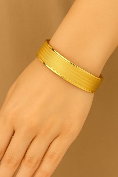 Tuğrul Kuyumculuk 8 Ayar Altın Trabzon (1,5 CM) Bilezik