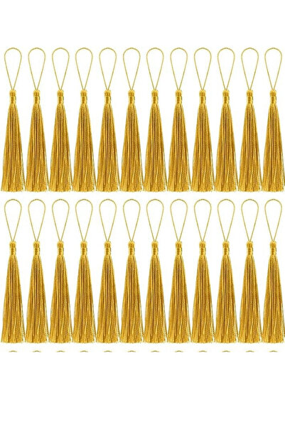 ELGALA Püskül Ip Püskül 50 Adet Gold Renk