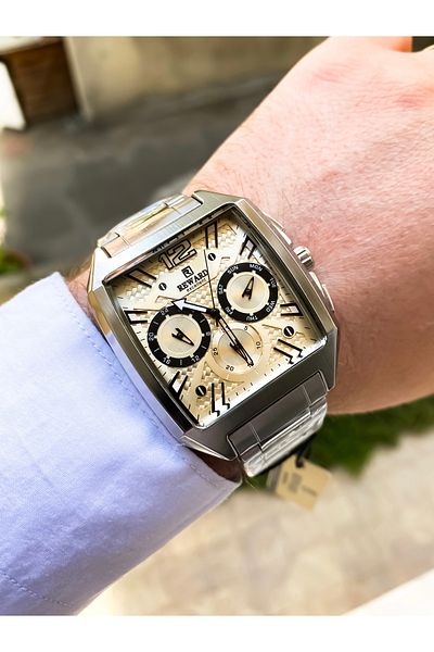 Reward Steel Men's Wrist Watch Bracelet Gift