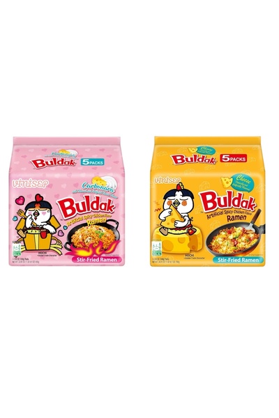 vinisep Carbonara &Cheese Buldak Ramen Helal Damgalı 10 Adet