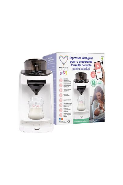 Easycare baby Espressor inteligent pentru prepararea formulei de lapte cu aplicatie EASYCARE BABY