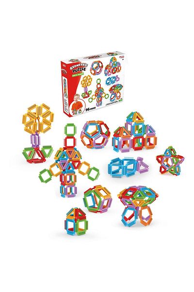 DEDE New Estevia Urg 03895 Geometric Puzzle 96 Pieces -Dede Company