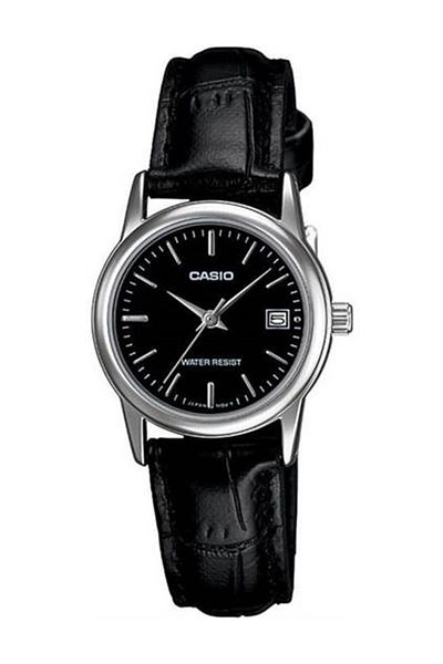 Casio Case Metalic Cord Black Color Women's Wristwatch