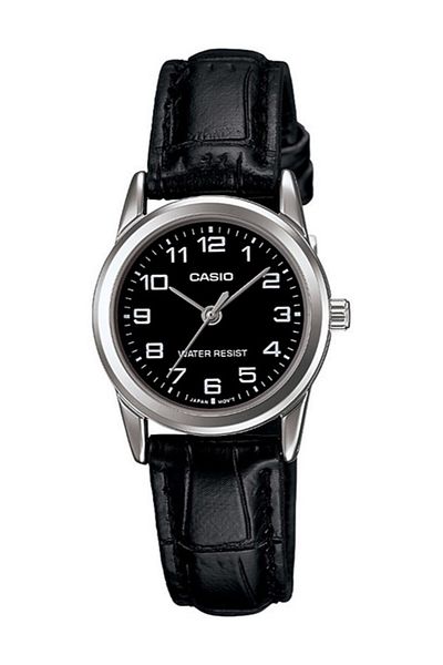 Casio Case Metalic Cord Black Color Women's Wristwatch