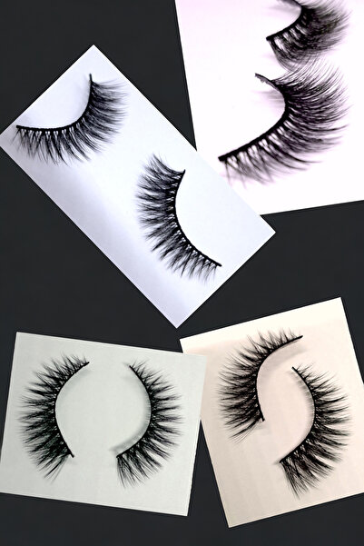 wonderway Doğal Ipek Takma Kirpik Ve Kirpik Yapıştırıcı Set- Cat Eye Effect