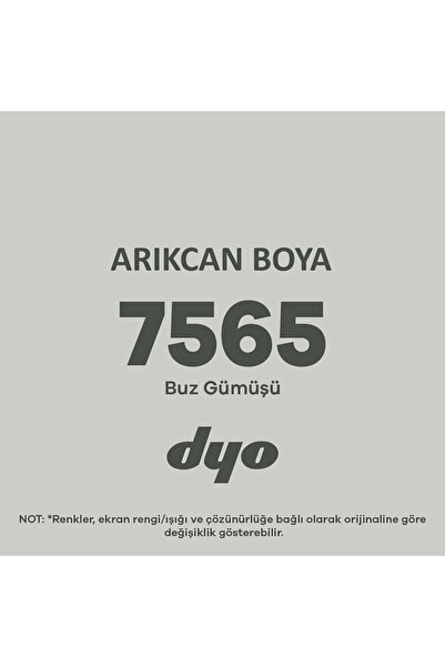 Dyo Beşyıldız Plastik Iç Cephe Duvar Boyası BUZ GÜMÜŞÜ 20kg/10kg/3,5kg