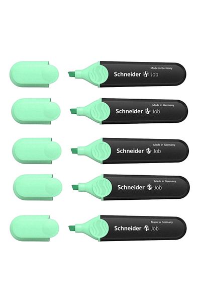 SCHNEIDER هايلايتر باستيل أخضر نعناعي - موديل 1524 (5 قطع)