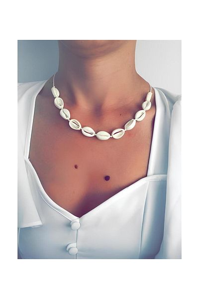 Lolita Takı Seashell String Collar Necklace