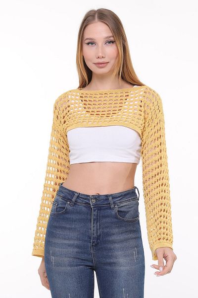 MA ananas Bolero ajurat de damă