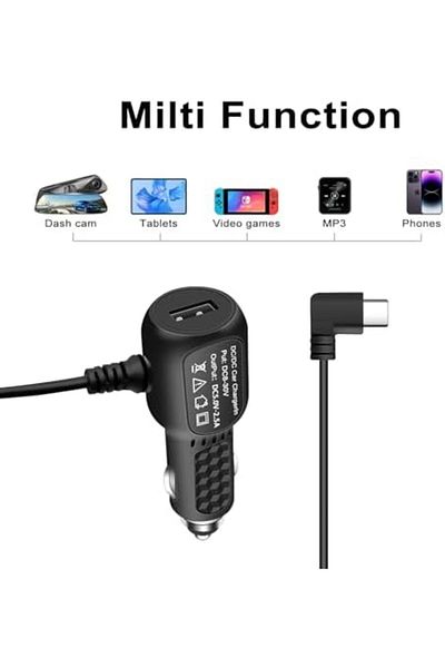Dobe Car Charger Compatible With Switch High Speed Car Charging Adapter Usb Type-c Charger Cable