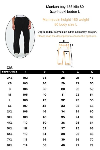 RELAXL %100 Pamuk Şile Bezi Bol Paça Pileli Baggy Siyah Pantolon