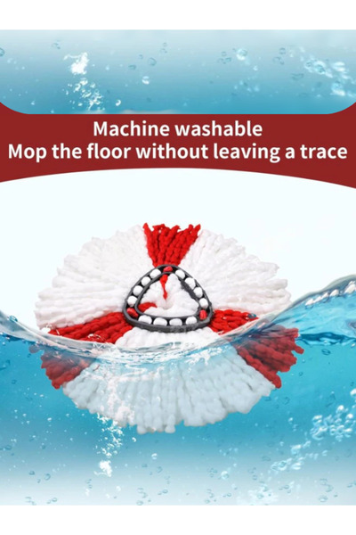 TrioStore Set 5x Rezerva mop, compatibile cu mop rotativ Viled Turbo 2in1/Easy Wring&Clean/Ultraspin