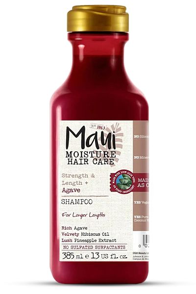 Maui Moisture Strength & Anti-Breakage + Agave Nectar Shampoo, 385ml