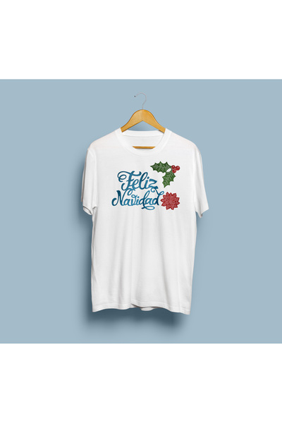 eioswear Σχέδιο Feliz Navidad - Μπλουζάκι Unisex oversized