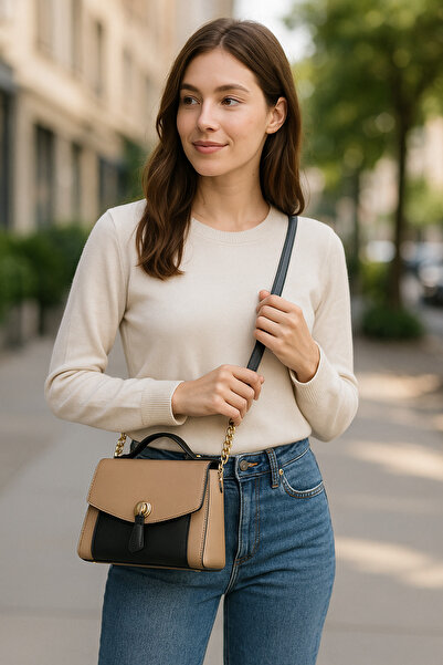 Munes حقيبة كارولينا النسائية لليد والكتف وحقيبة كروس - عملية ومناسبة للتنسيقات الكاجوال والأنيقة