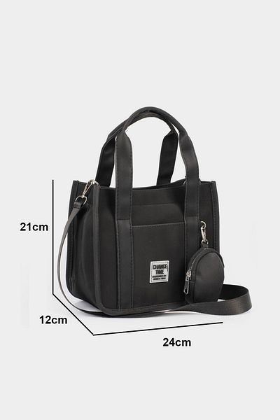 MILANOFOX Geantă tote elegantă pentru femei - Geantă de mână și de umăr de culoare solidă cu portofel, fermoar, (de zi cu zi și de lucru)