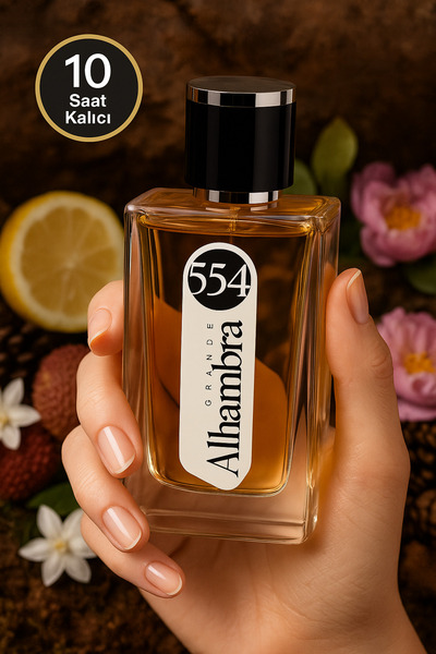 Grande Alhambra Ga 554 Unisex 50 ml Parfüm Edp Floral Bergamot, Liçi Ve Şefta...